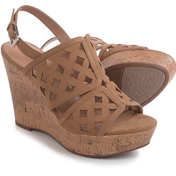 franco sarto cork wedges